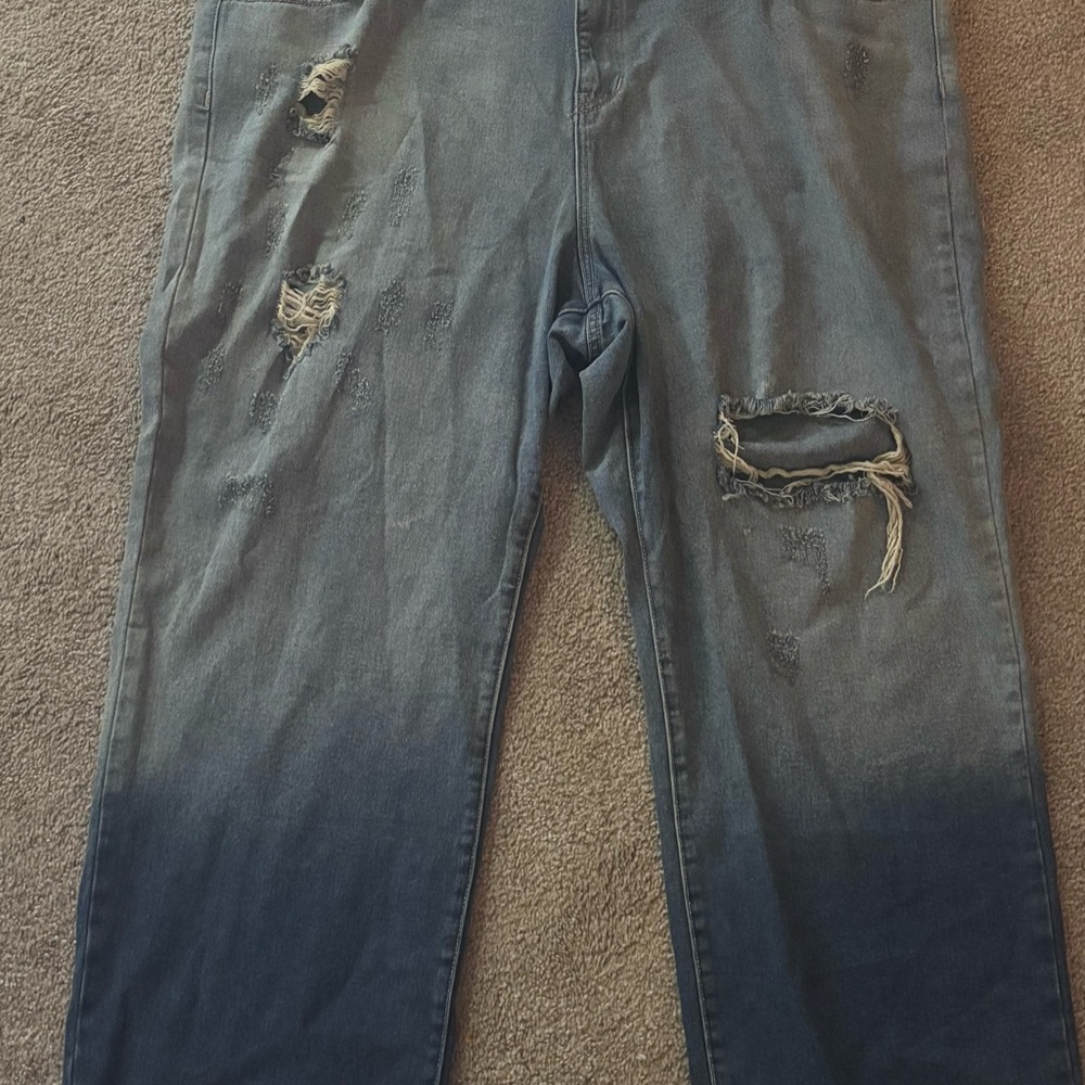 Distressed Gray Jeans for Men